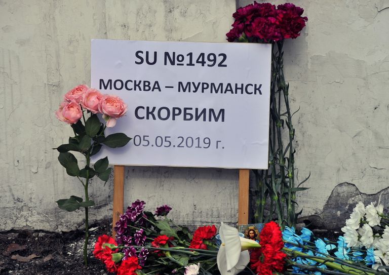 Lennukatastroofis hukkunute mälestamine Murmanskis