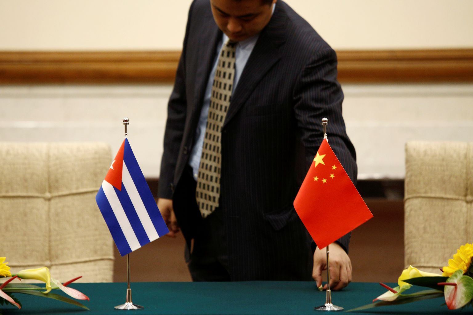 Hiina ja Kuuba välisministrite kohtumine Pekingis 29. mai 2019.