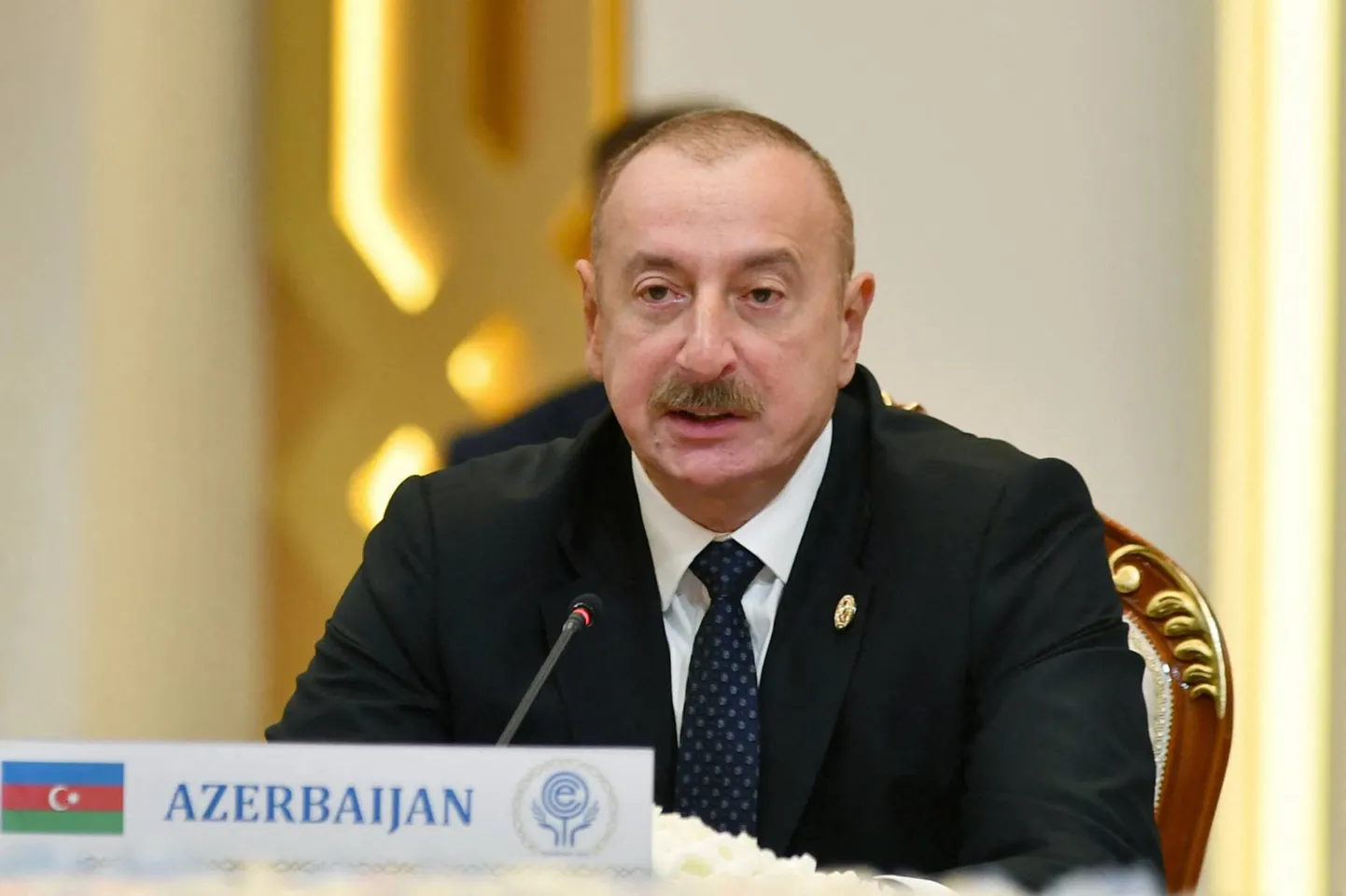 Azerbaidžānas prezidents Ilhams Alijevs.