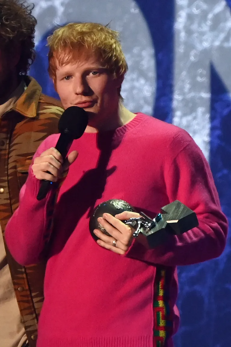 Эд Ширан на MTV Europe Music Awards в Будапеште