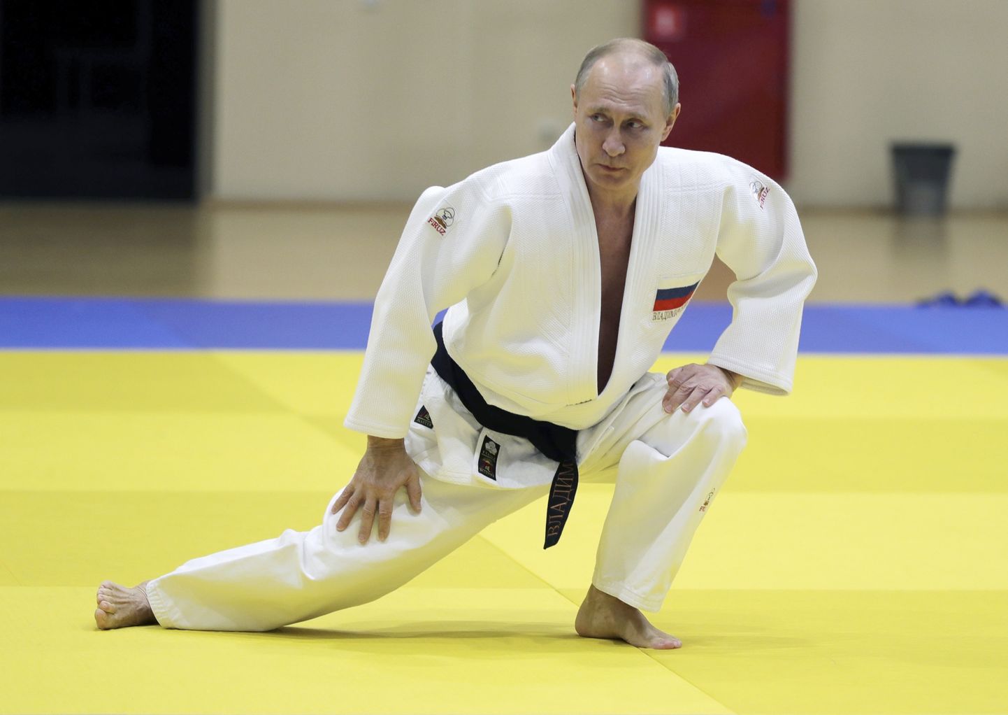 Venemaa president Vladimir Putin 14. veebruaril 2019 judotreeningul Jug-Sporti spordikesukses Sotšis
