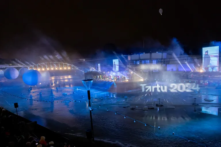 Eiropas kultūras galvaspilsētas Tartu 2024 atklāšanas ceremonija šīgada janvārī.