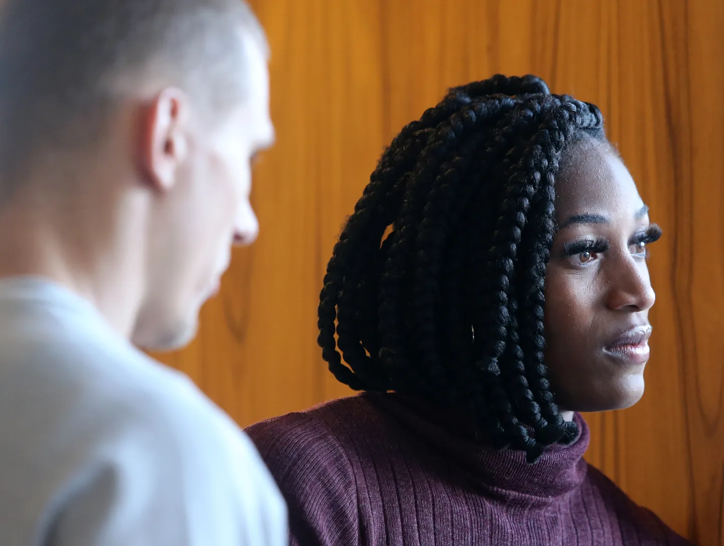 Maicel Uibo (vasakul) ja Shaunae Miller-Uibo.