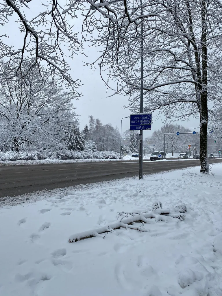 Дороги в Хельсинки.