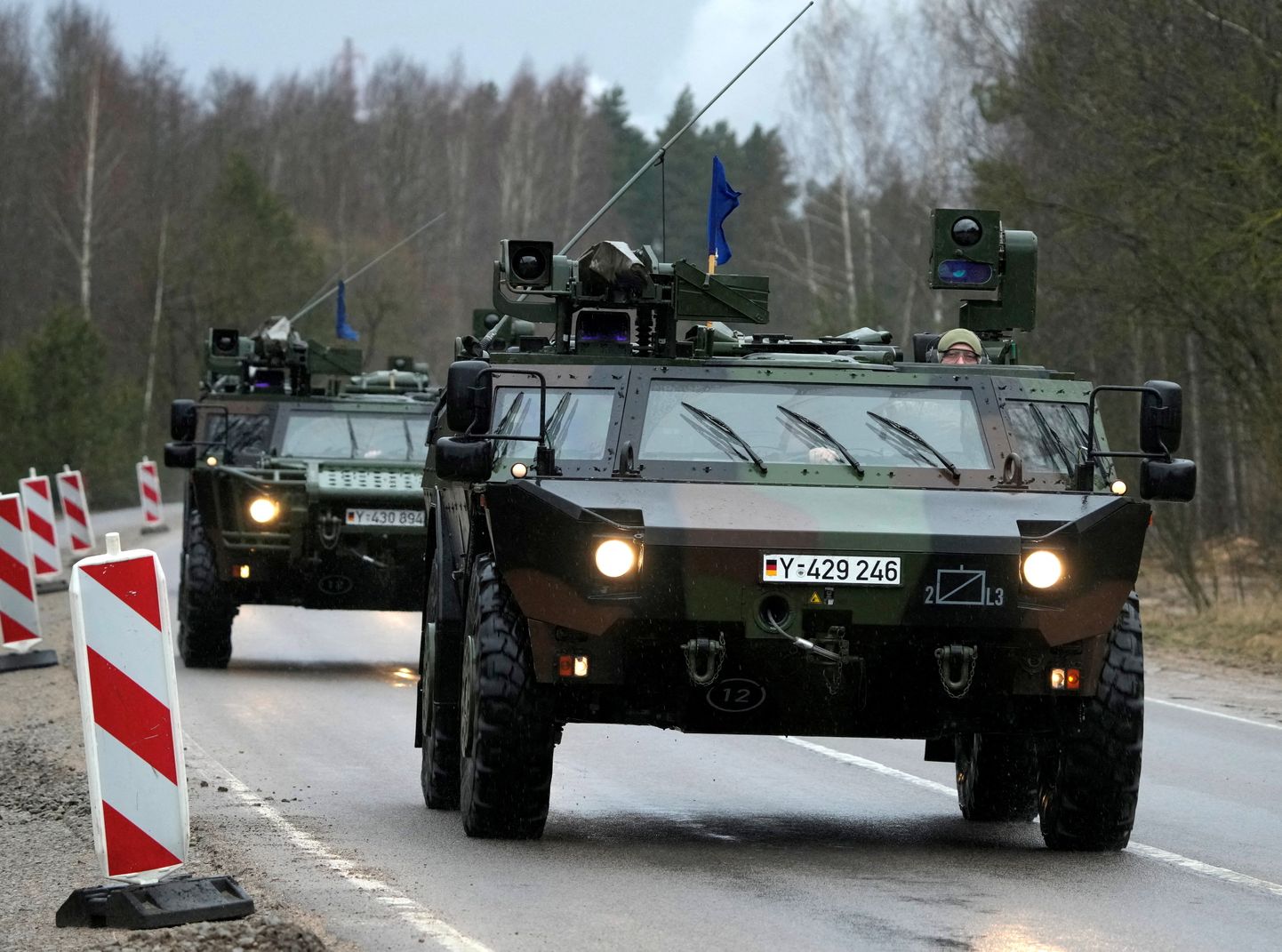 Vācu militārie spēki dodas uz Lietuvu.