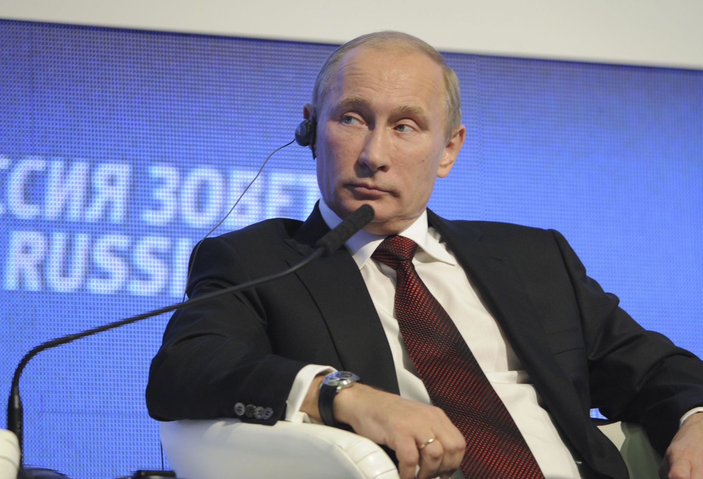 Vene peaminister Vladimir Putin täna VTB Capitali investeerimisfoorumil Moskvas.