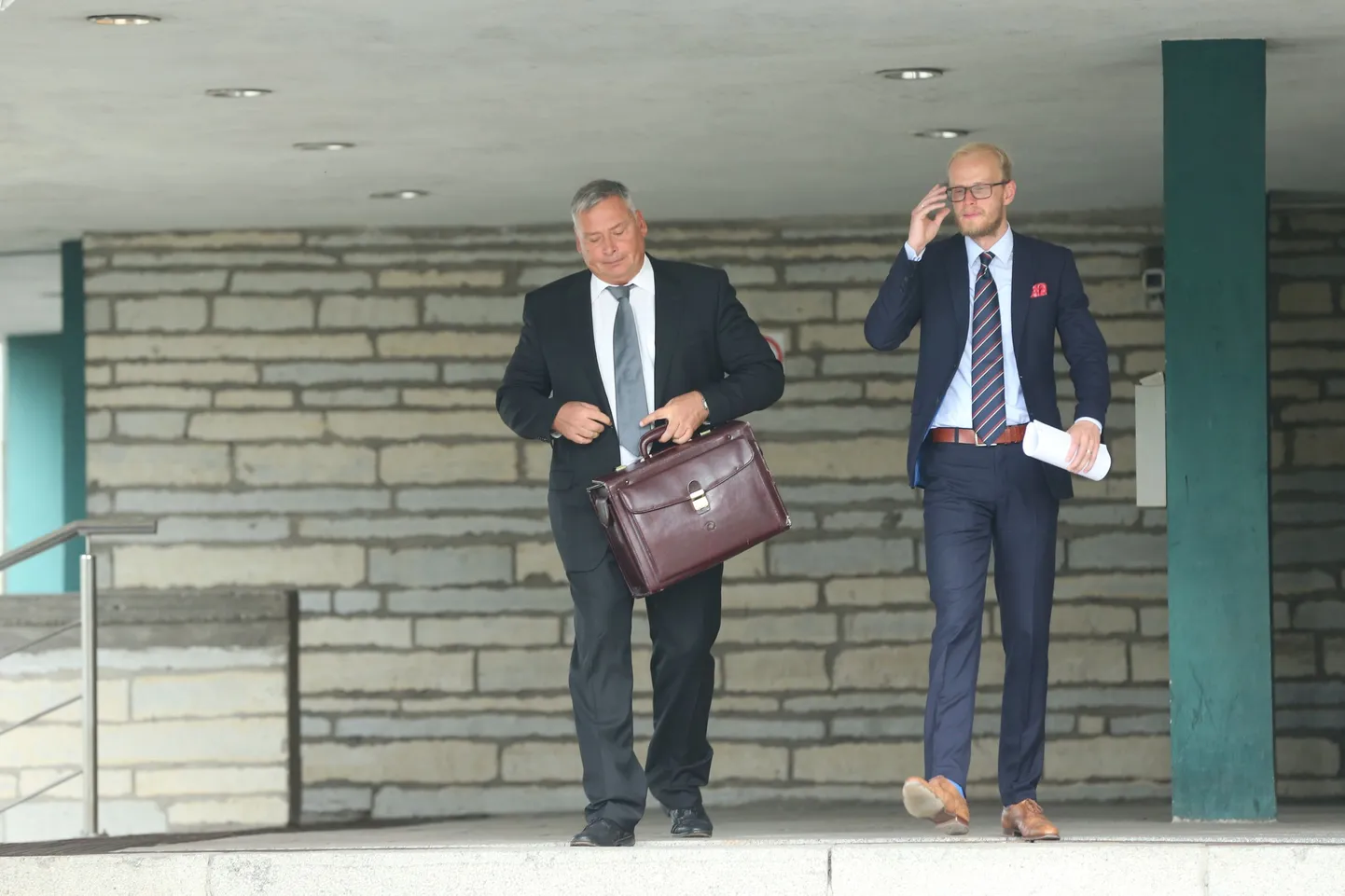 Kaljuranna kaitsjad Leon Glikman ja Paul Keres.
