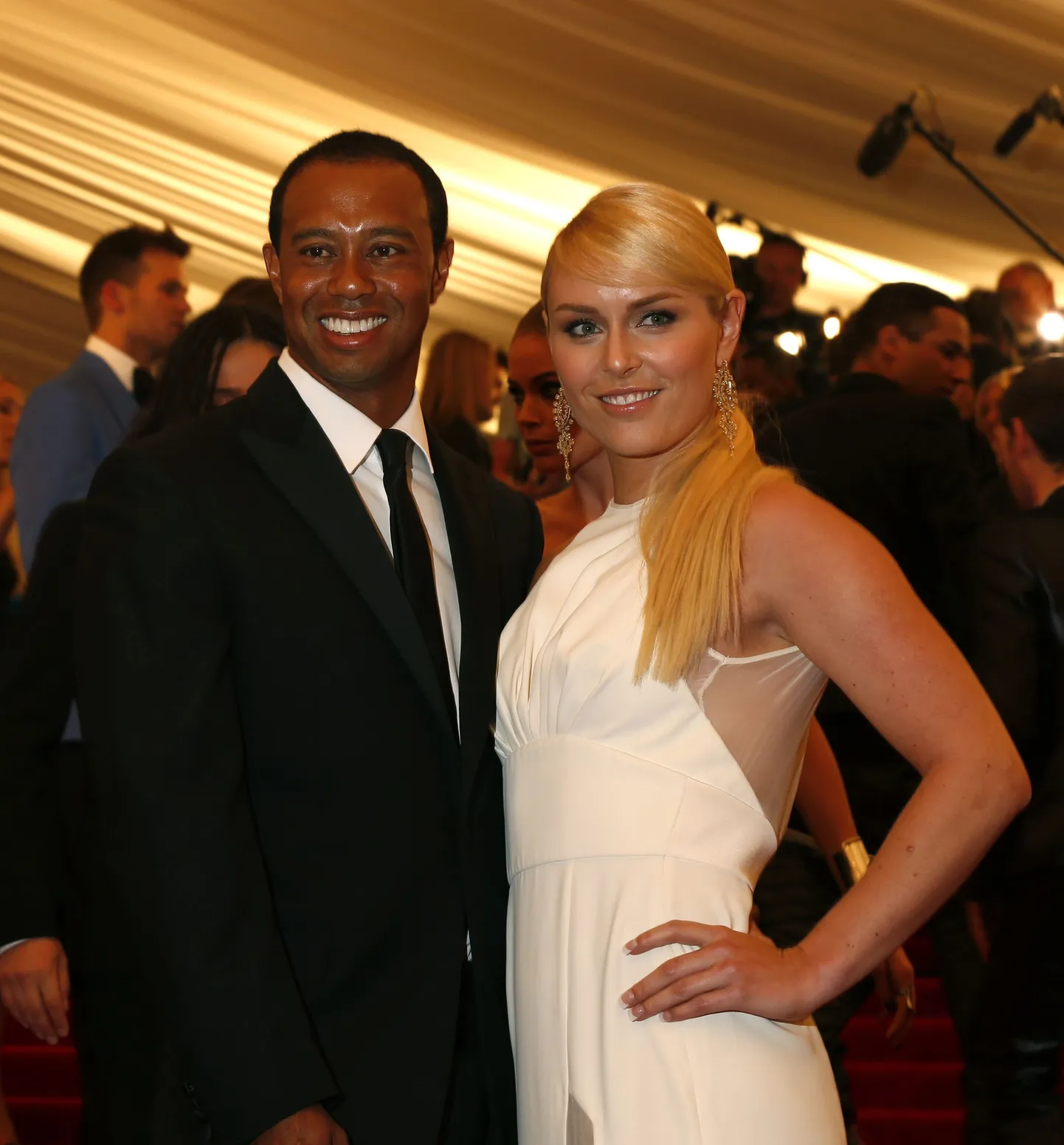 Tiger Woods ja Lindsey Vonn.