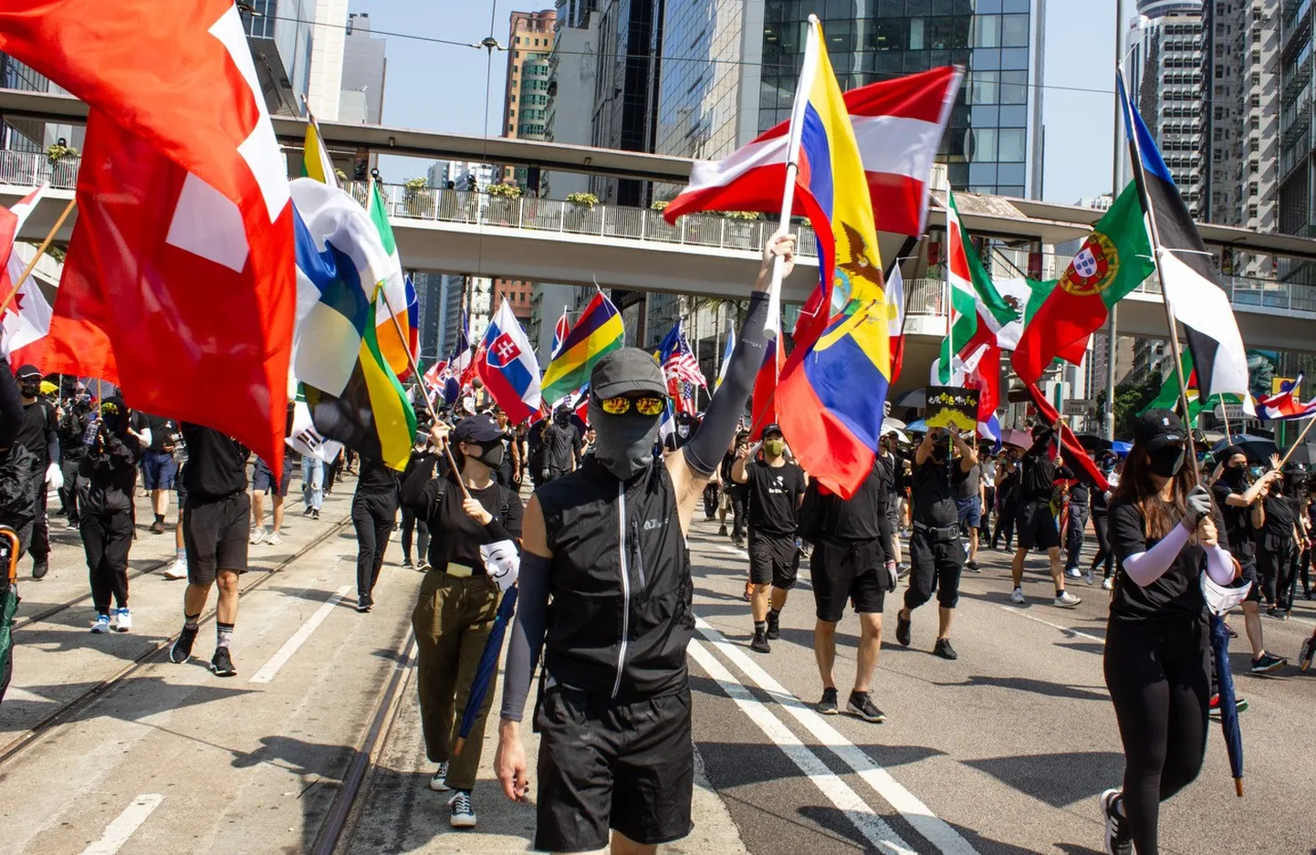 Meeleavaldus Hongkongis 1. oktoobril.