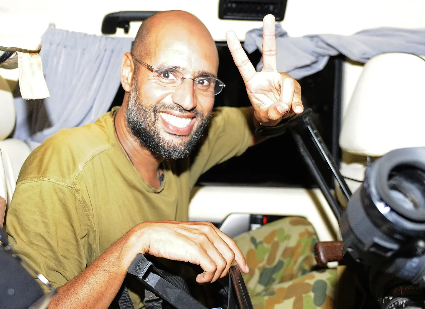 Muammar Gaddafi poeg Saif al-Islam