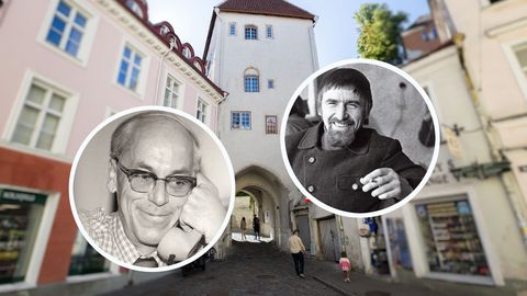 PIKA JALA TORN ⟩ Heinz Valgu ateljees näitas Lennart Meri välismaa sõpradele, et Eesti vaim pole sugugi murdunud