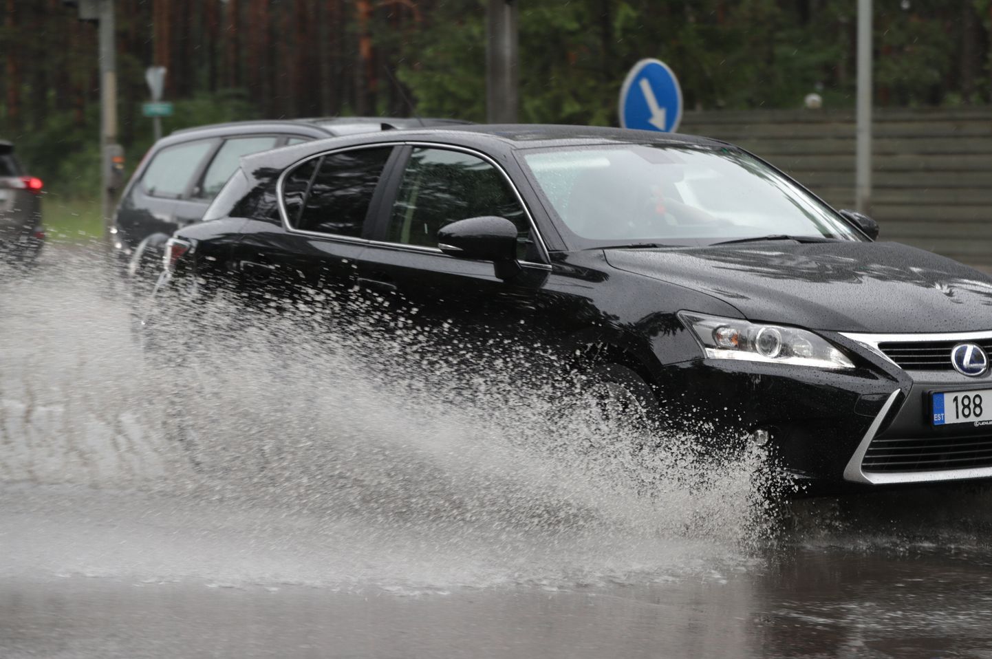 Paduvihm ujutas Tallinna tänavad üle ka eile.