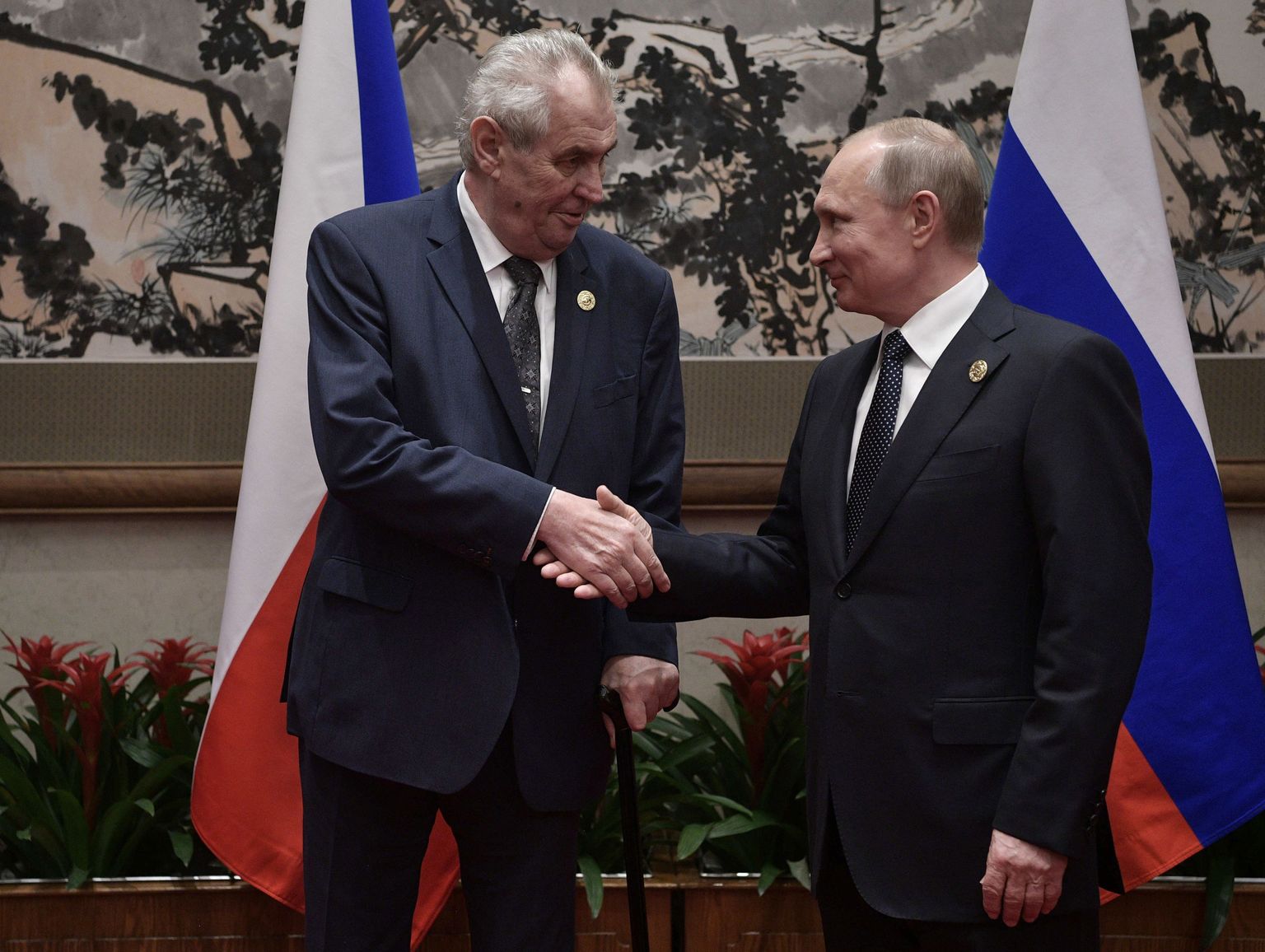 Miloš Zeman ja Vladimir Putin