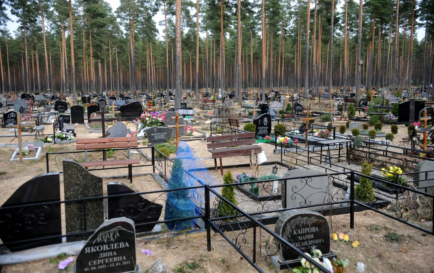 Яунциемское кладбище. Иллюстративное фото