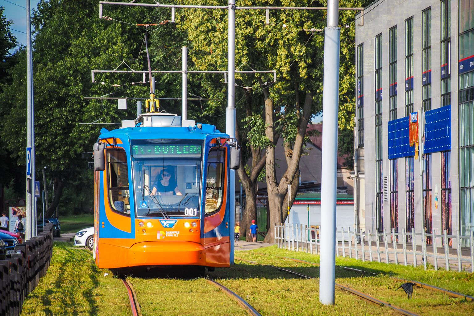 Трамвай в Даугавпилсе. Иллюстративное фото