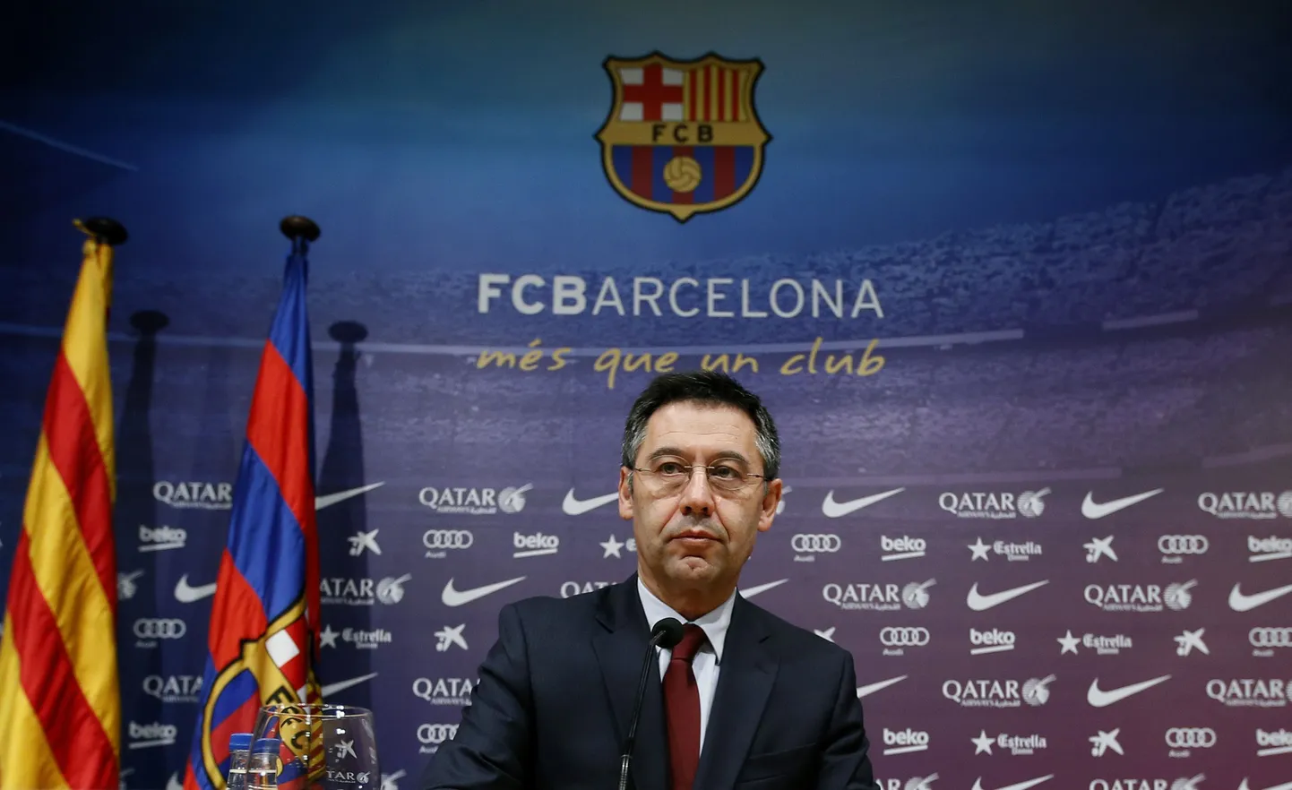 Barcelona president Josep Maria Bartomeu.