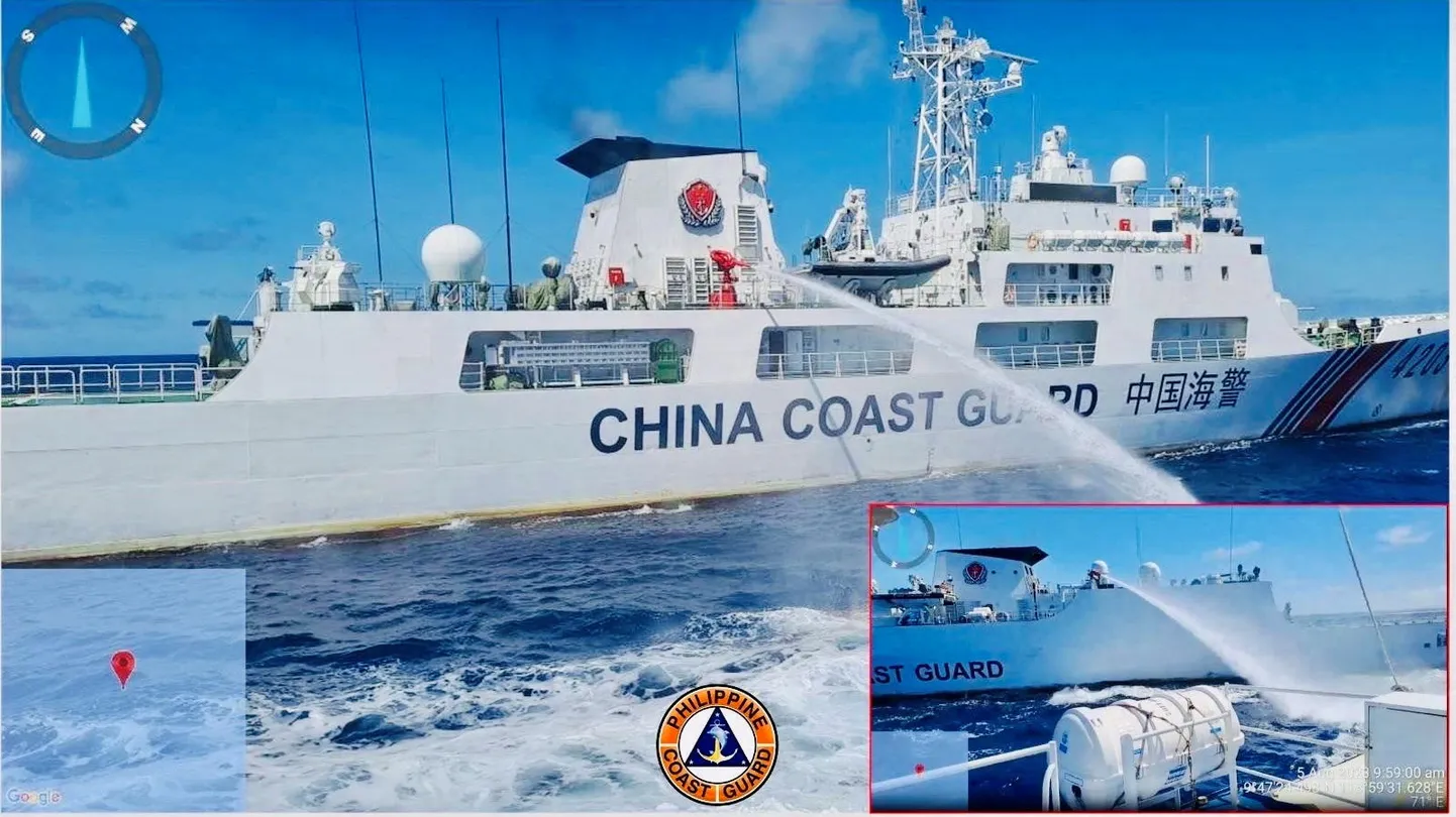 Filipiinide ja Hiina rannikuvalve aluste vaheline intsident Lõuna-Hiina merel.