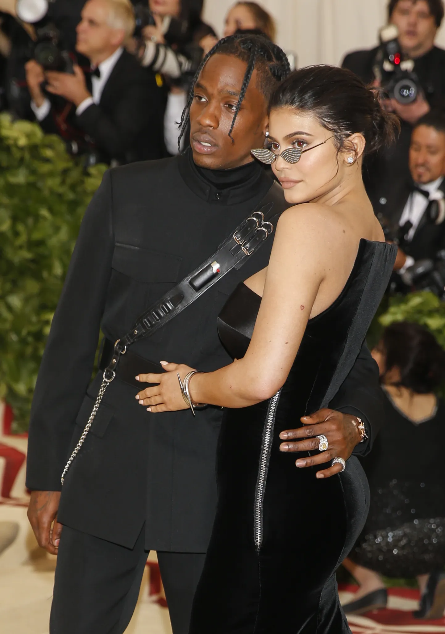 Travis Scott ja Kylie Jenner Met galal