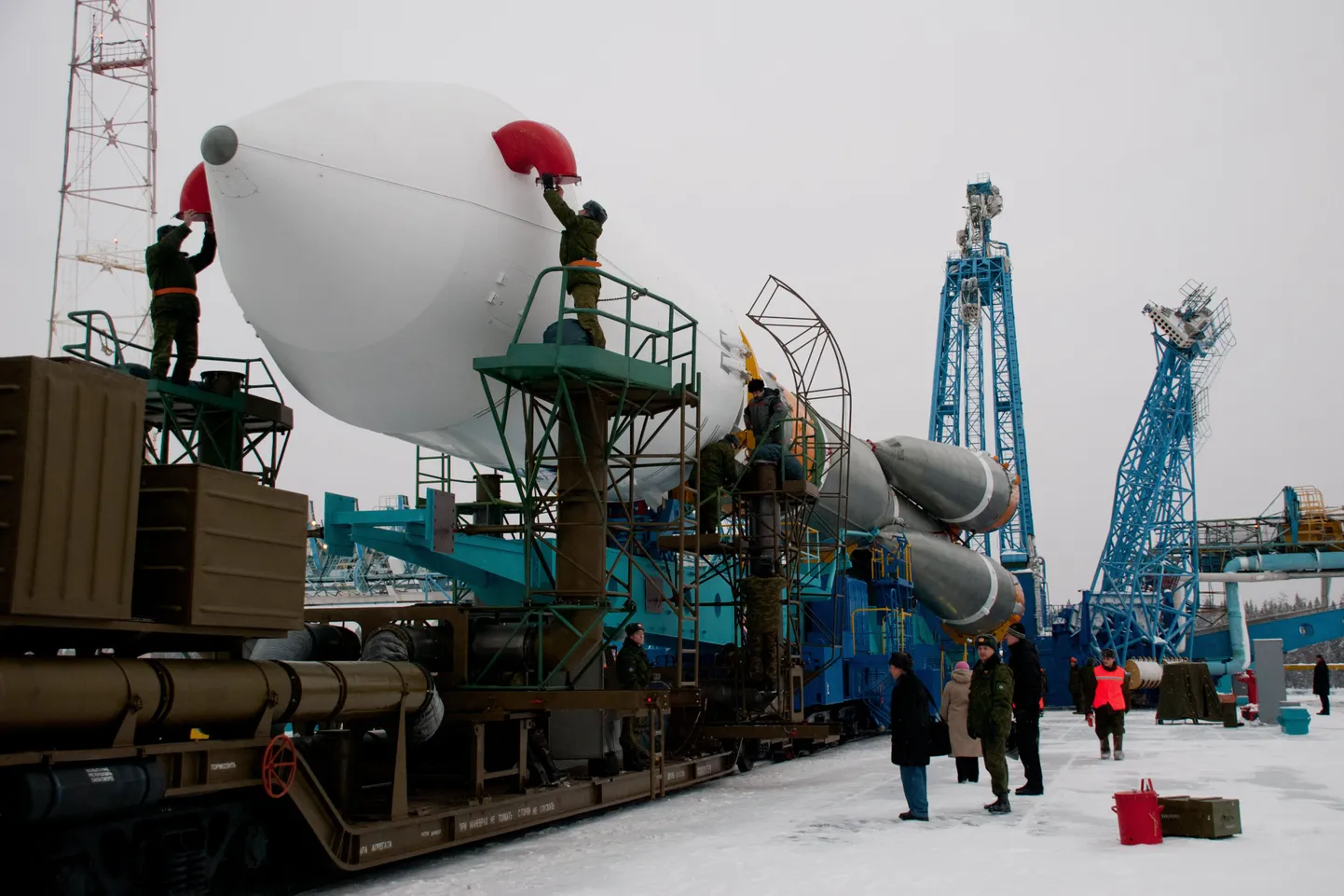 Kanderakett Soyuz 2-1b tänavu veebruaris Plessetski kosmodroomil.
