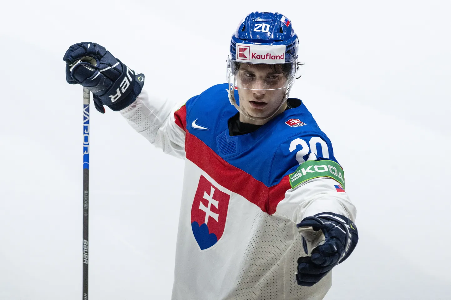 Slovākijas hokeja jaunā zvaigzne Jurajs Slafkovskis