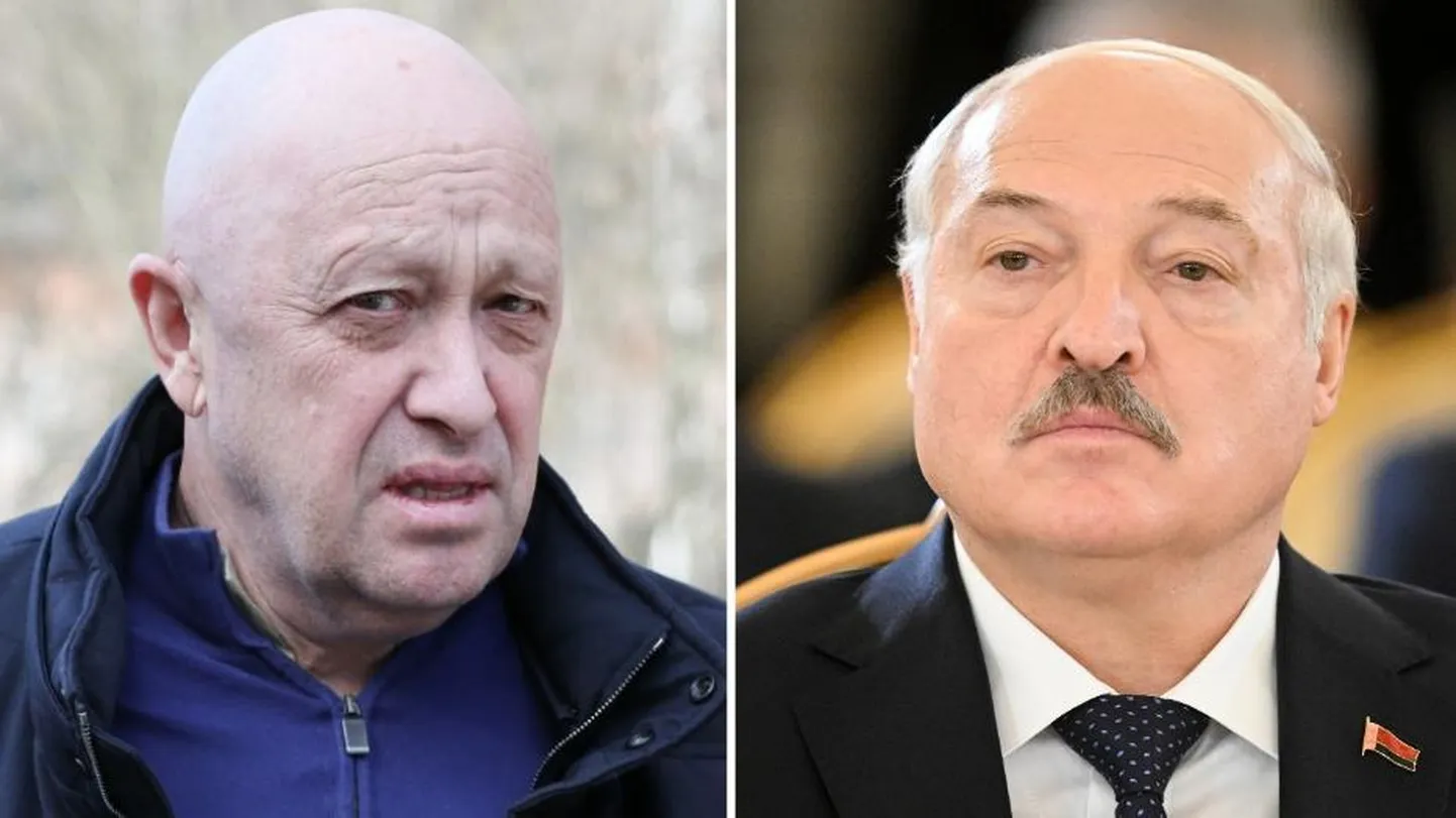 Евгений Пригожин и Александр Лукашенко