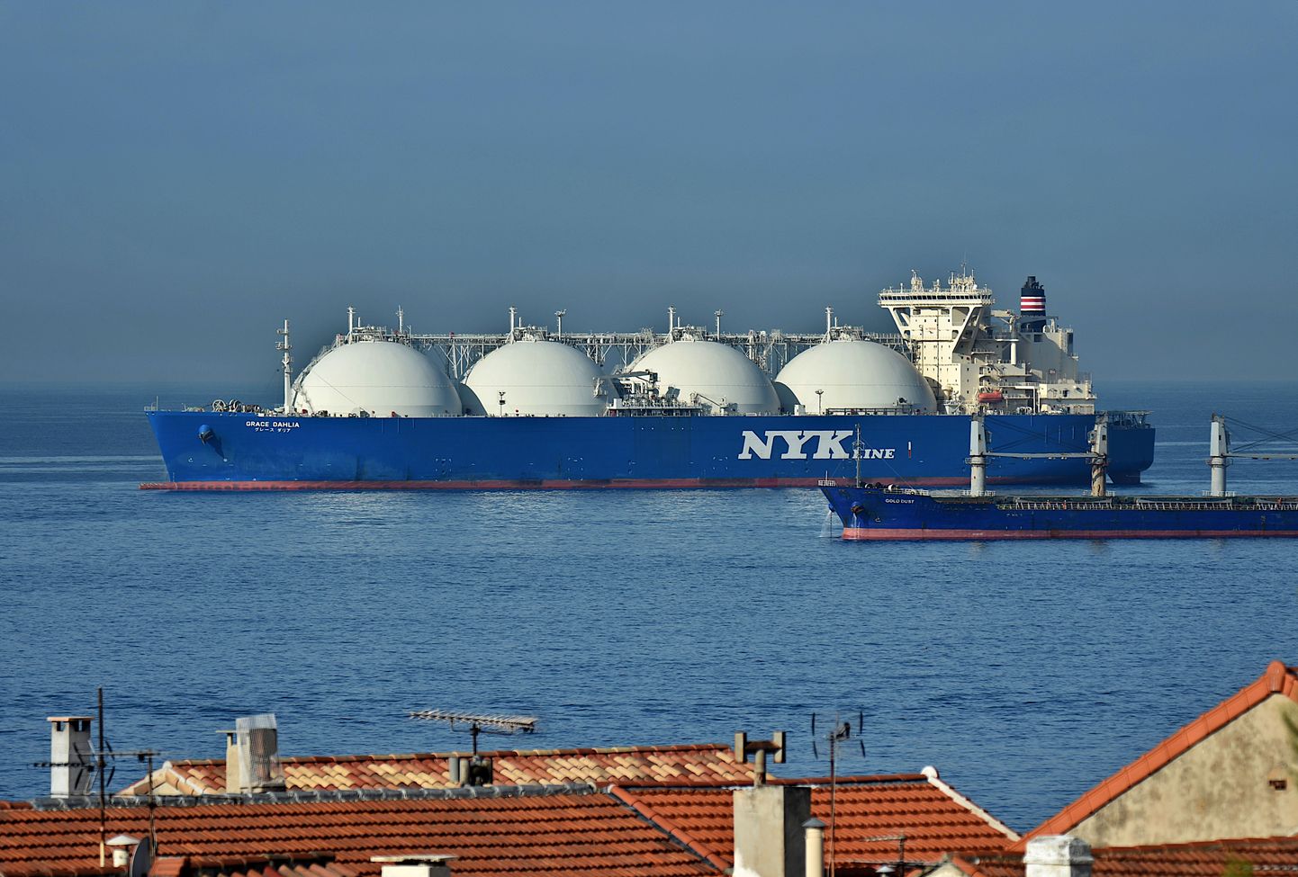 LNG tanker. Pilt on illustratiivne