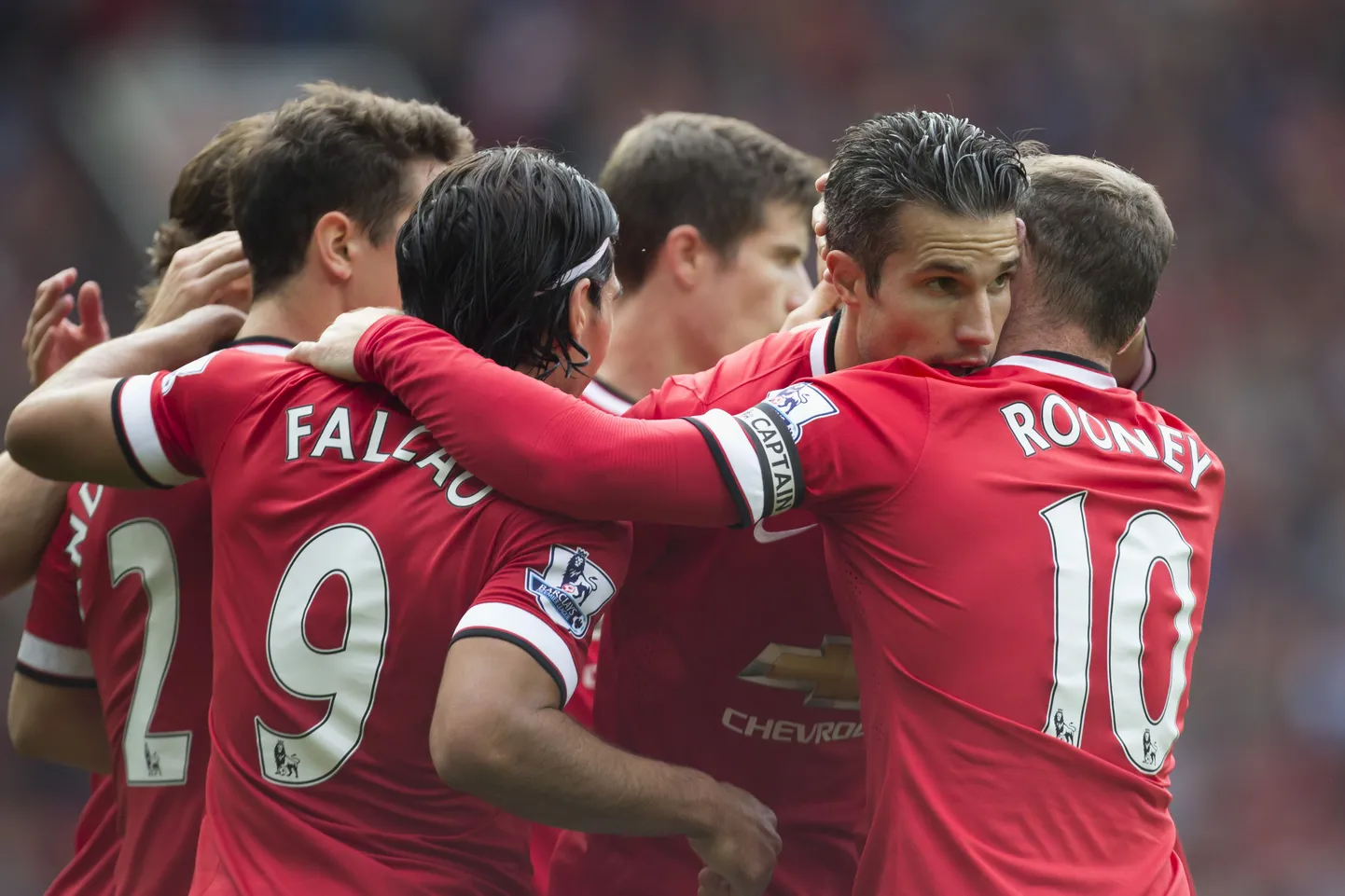 Manchester Unitedi mängijad.