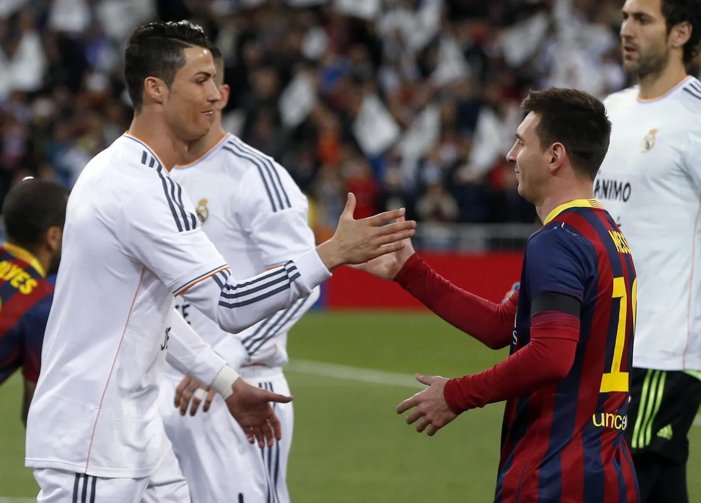 Cristiano Ronaldo (vasakul) ja Lionel Messi