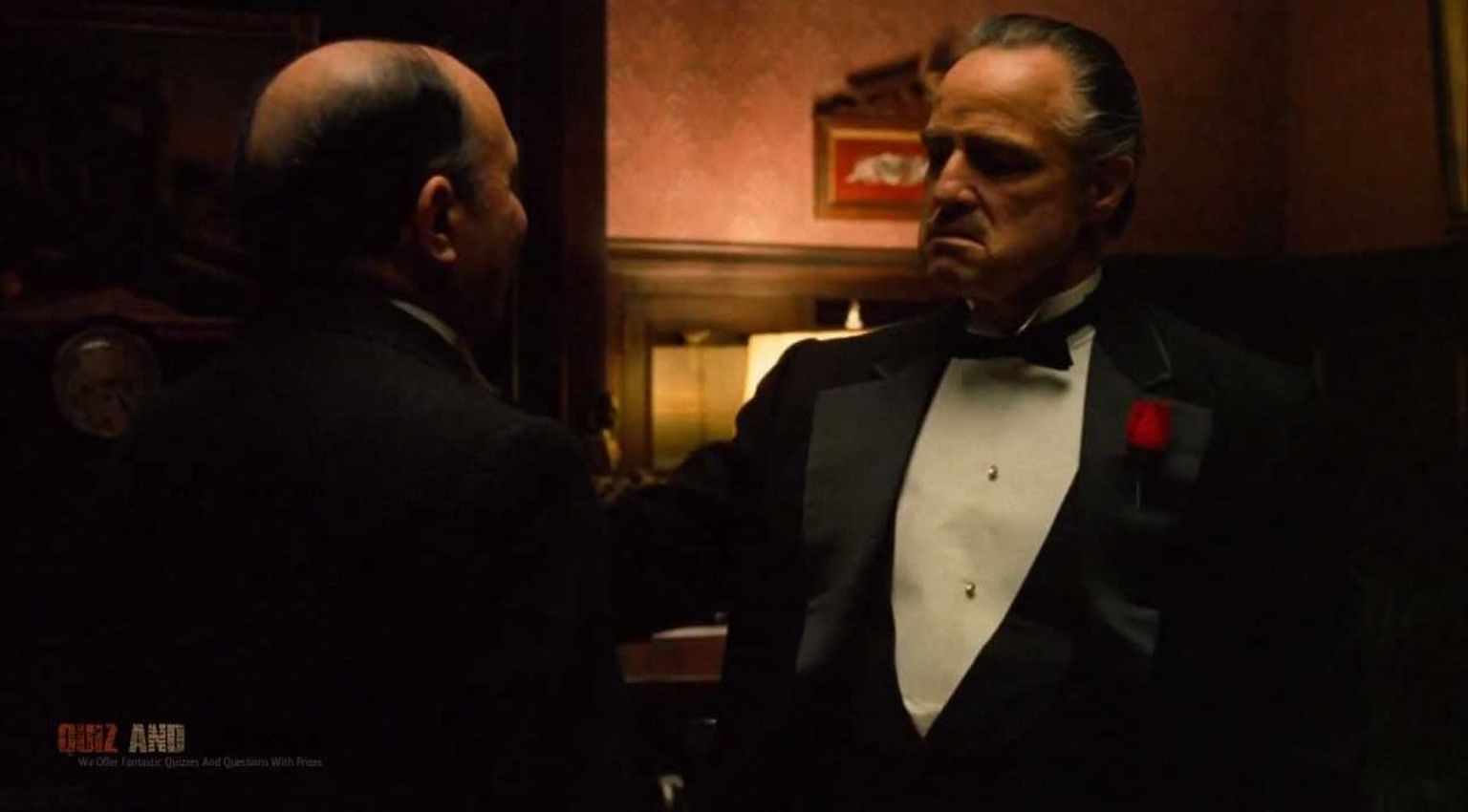 Kaader 1972. aasta filmist «Ristiisa», Don Corleone (paremal) rollis Marlon Brando