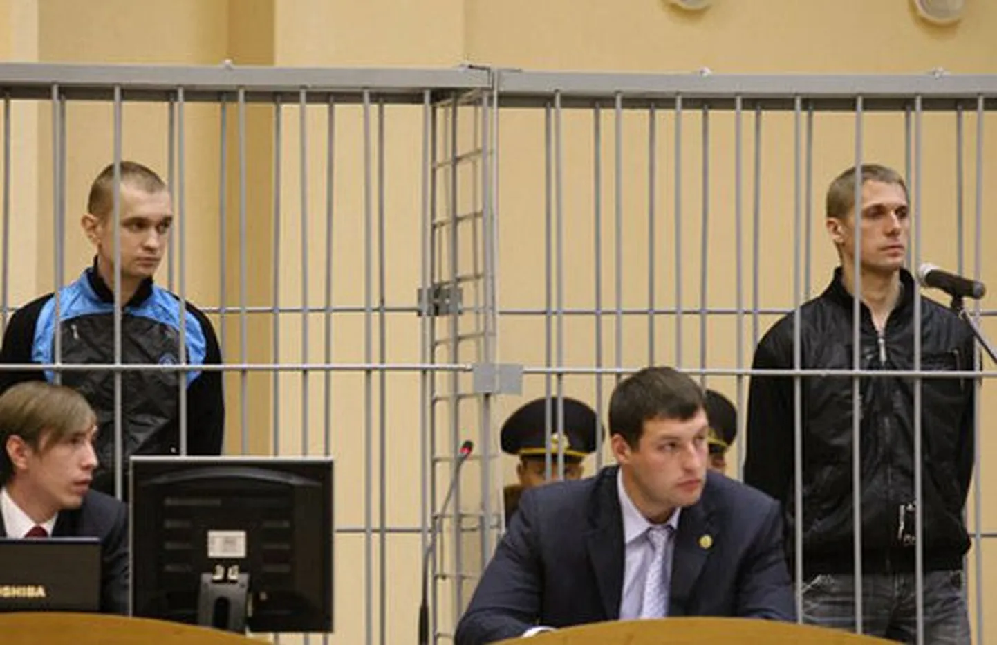 Dmitri Konovalov (vasakul) ja Vladislav Kovaljov eile kohtus.