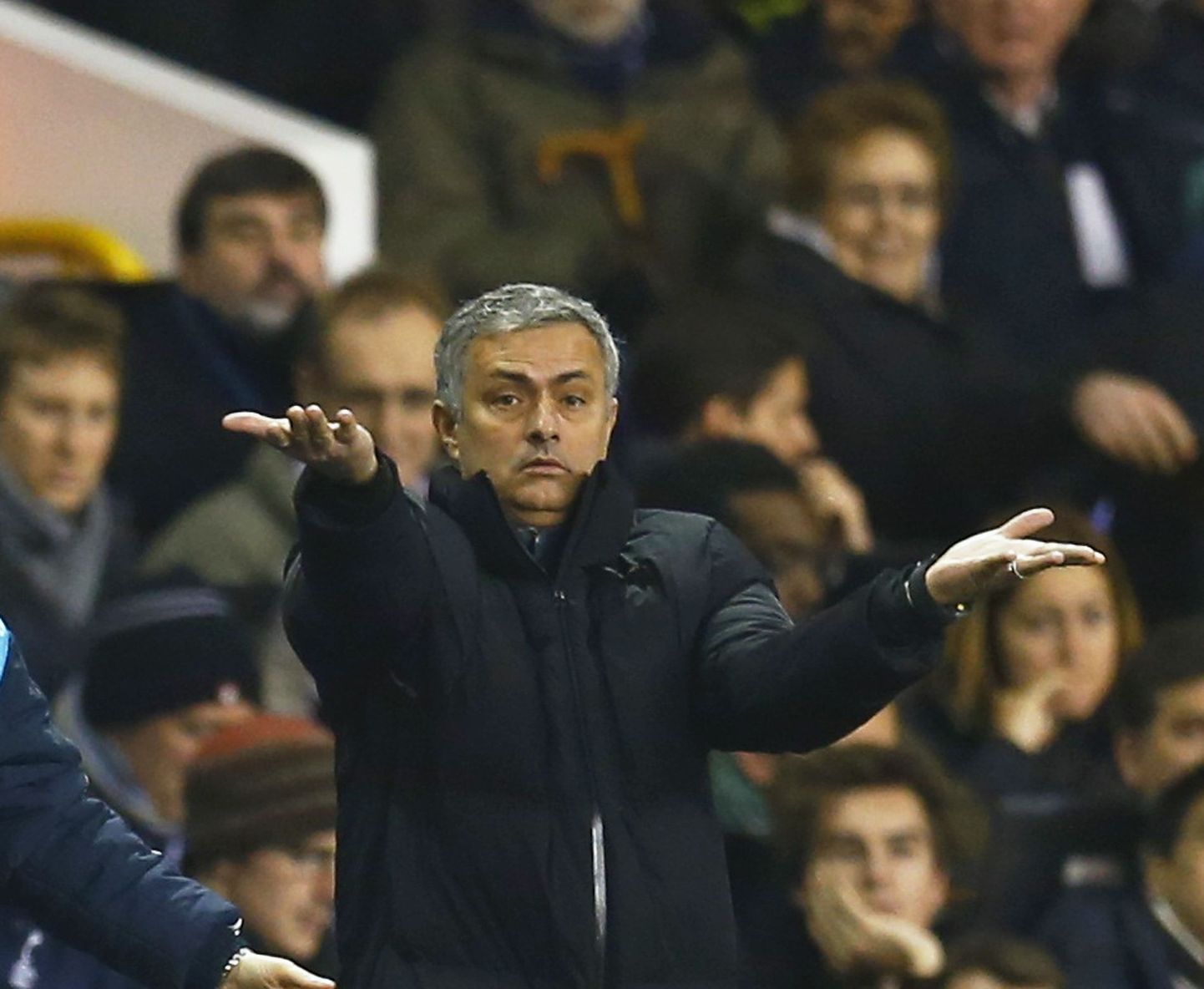 Chelsea peatreener Jose Mourinho ei mõista taas kohtuniku otsust.