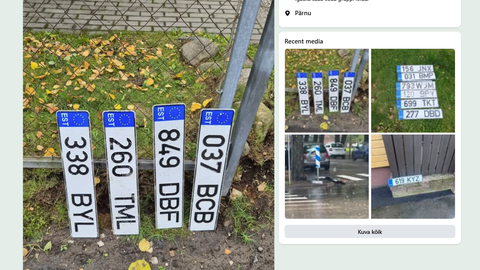 Üleujutus jättis autod numbrimärkideta: politsei ootab leitud märke