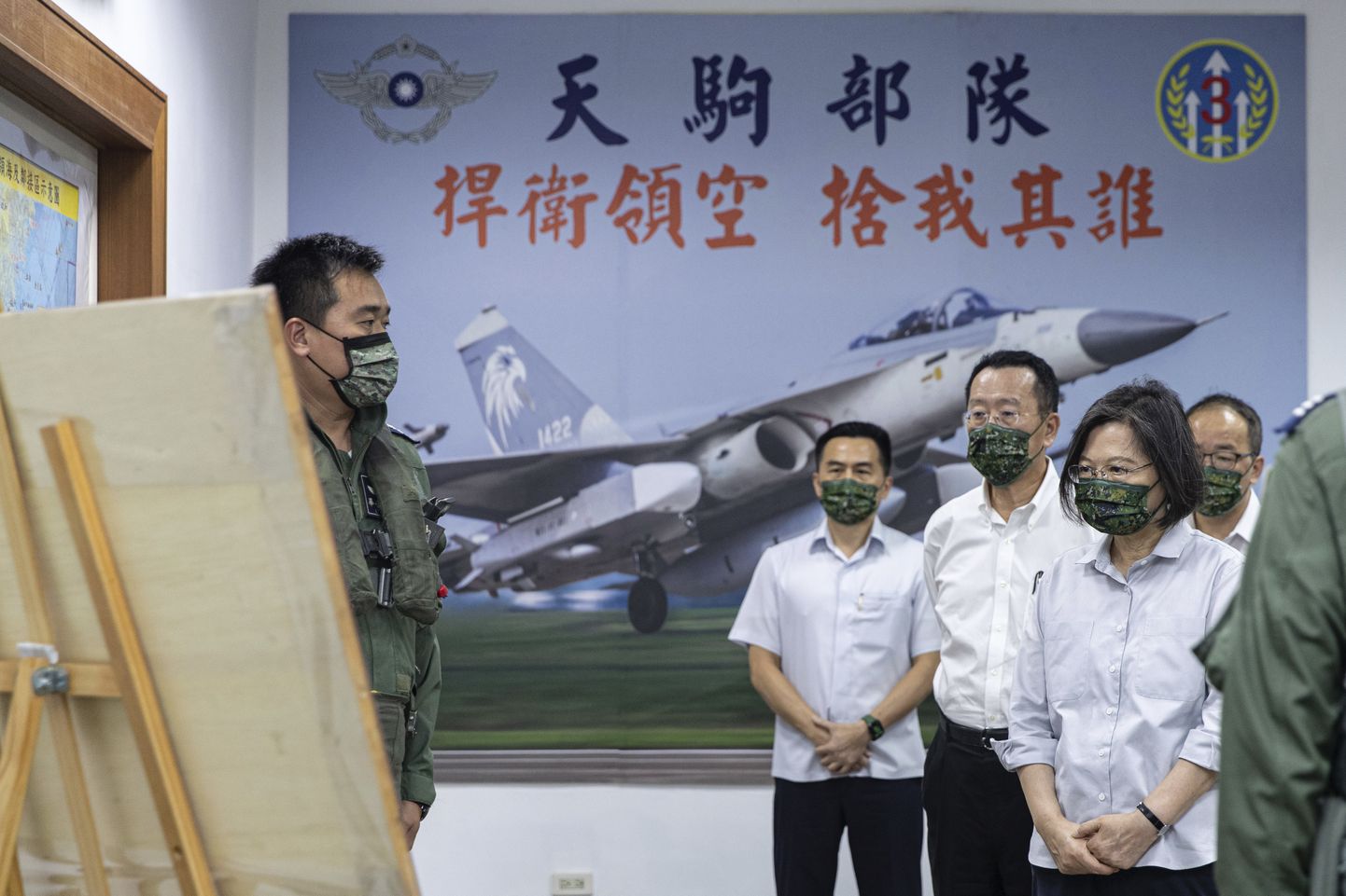 Taiwani president Tsai Ing-wen 30. augustil 2022, Taiwani läänerannikul asuva Penghu mereväebaasis.