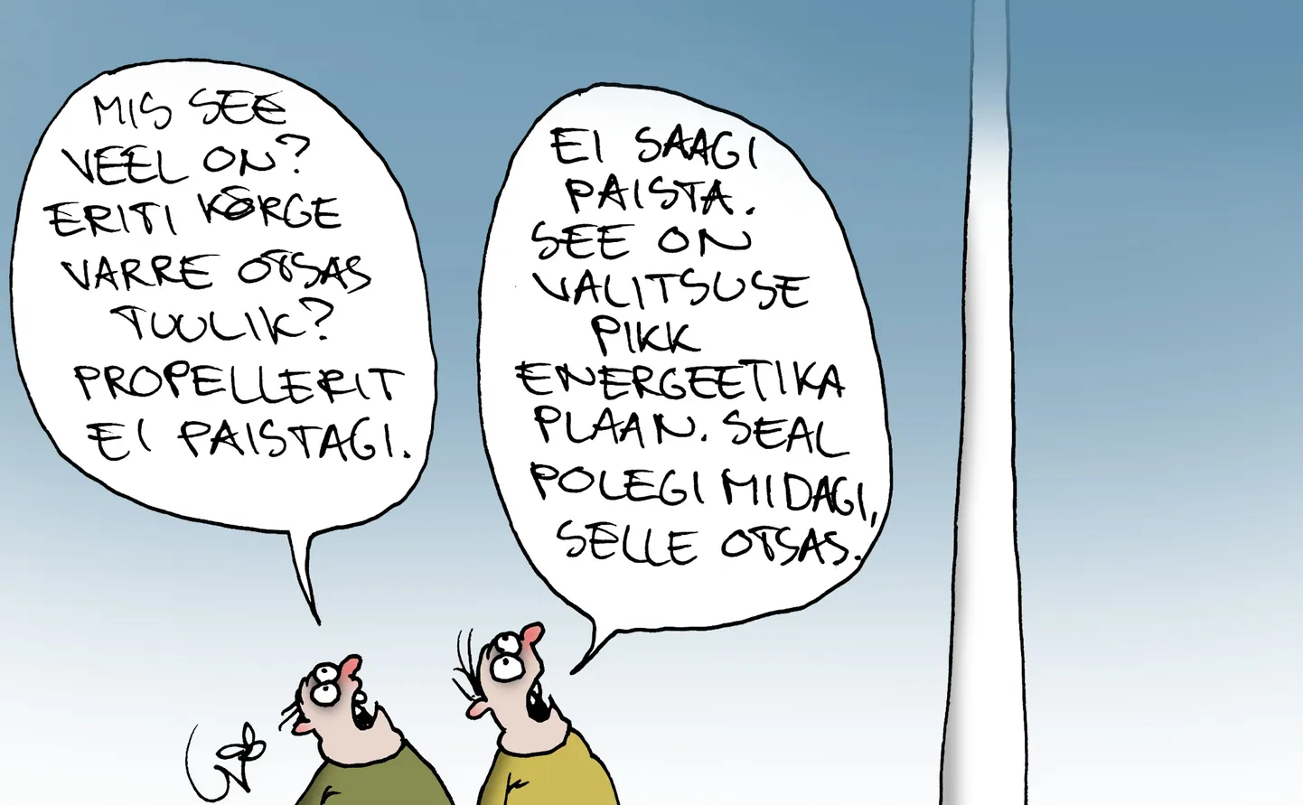 Urmas Nemvalts joonistab.