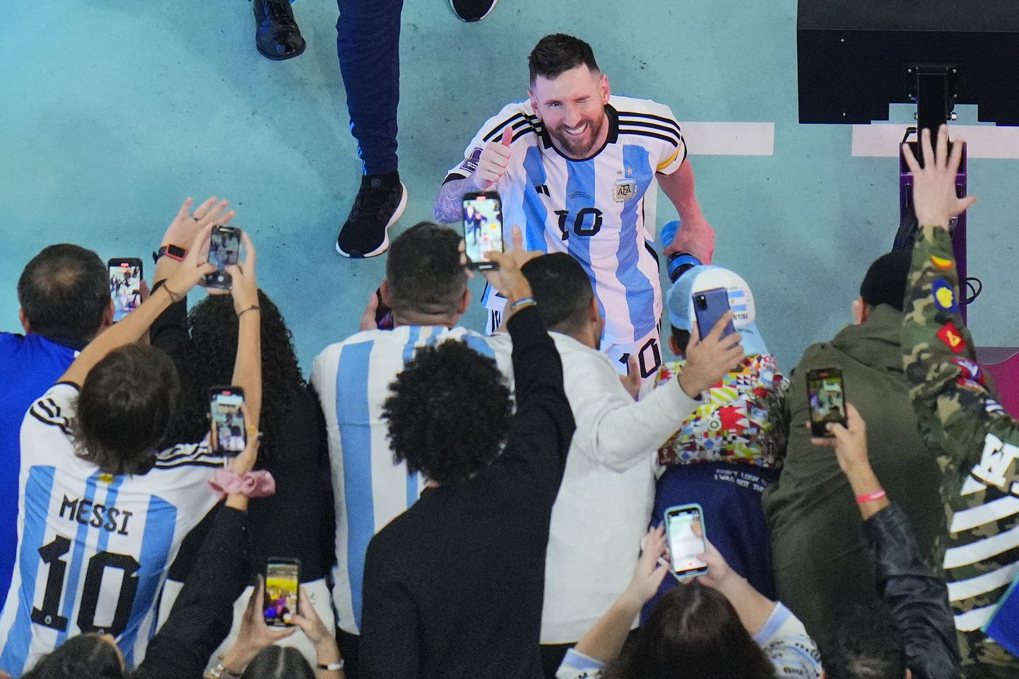 Argentina koondise suurim täht Lionel Messi saab loota MMi finaalis suure fänniarmee toetusele.