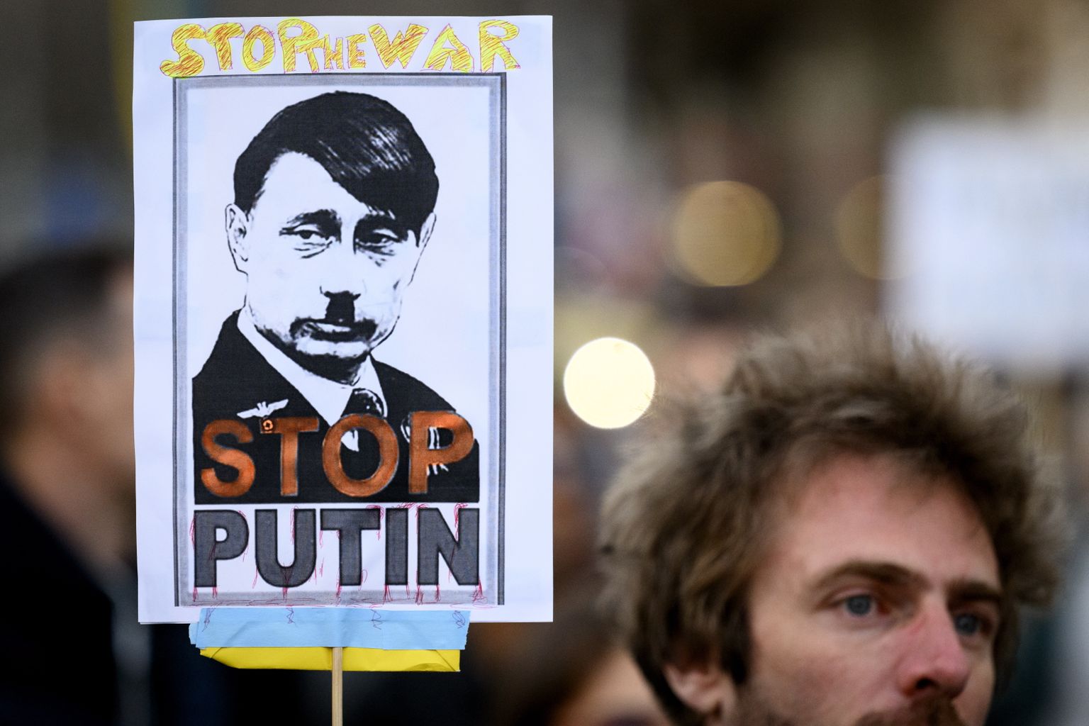 Protesti pret Krievijas iebrukumu Ukrainā