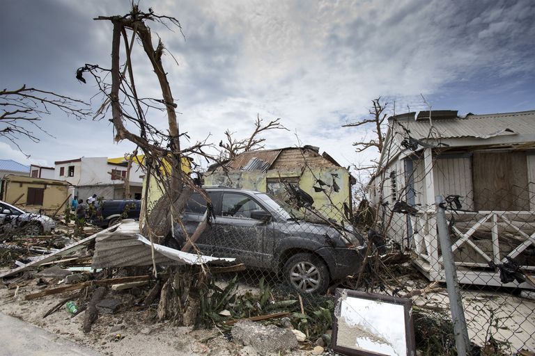 Irma kätetöö Saint-Martini saarel. AFP PHOTO / DUTCH DEFENSE MINISTRY/GERBEN VAN ES/Scanpix