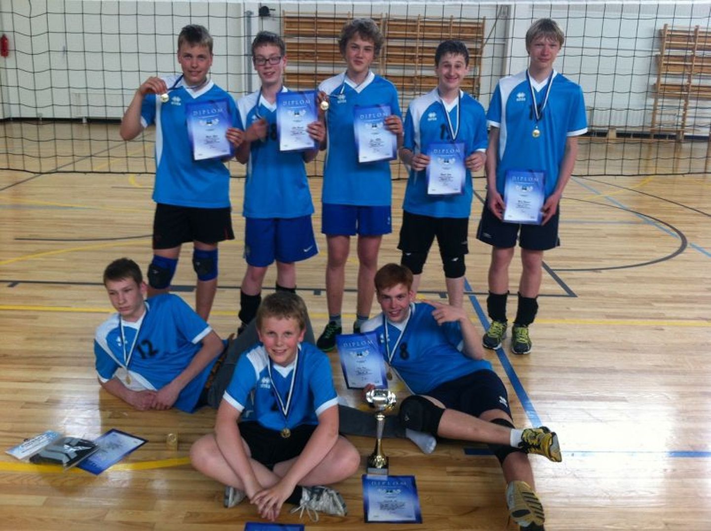 Viljandi spordikooli U-16 meeskond tuli Eesti mesitriks.