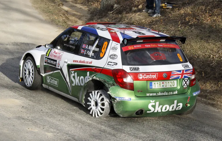 Andreas Mikkelsen 2011. aastal Škoda Fabia S2000 roolis. Foto: ROBERT PRATTA/REUTERS/SCANPIX