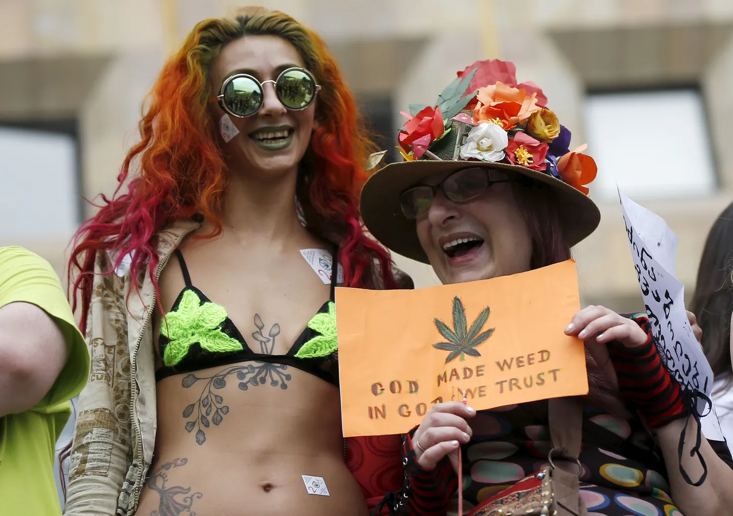 Üleeile Gruusia pealinnas Thbilisis toimunud marihuaana legaliseerimise pooldajate meeleavaldus.