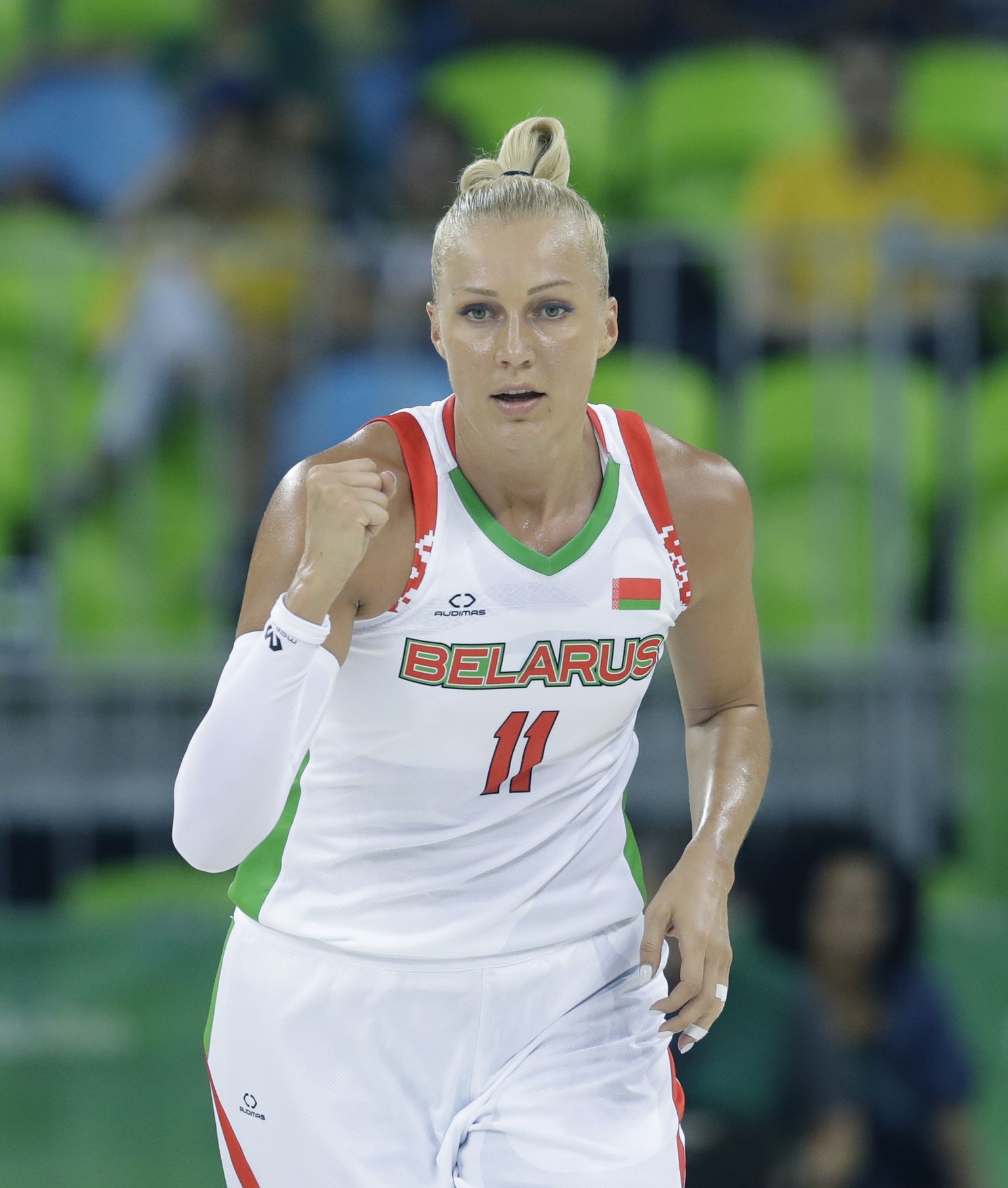 Valgevene tippkorvapllur Jelena Leutšanka esindas riiki ka Rio olümpial 2016. aastal.
