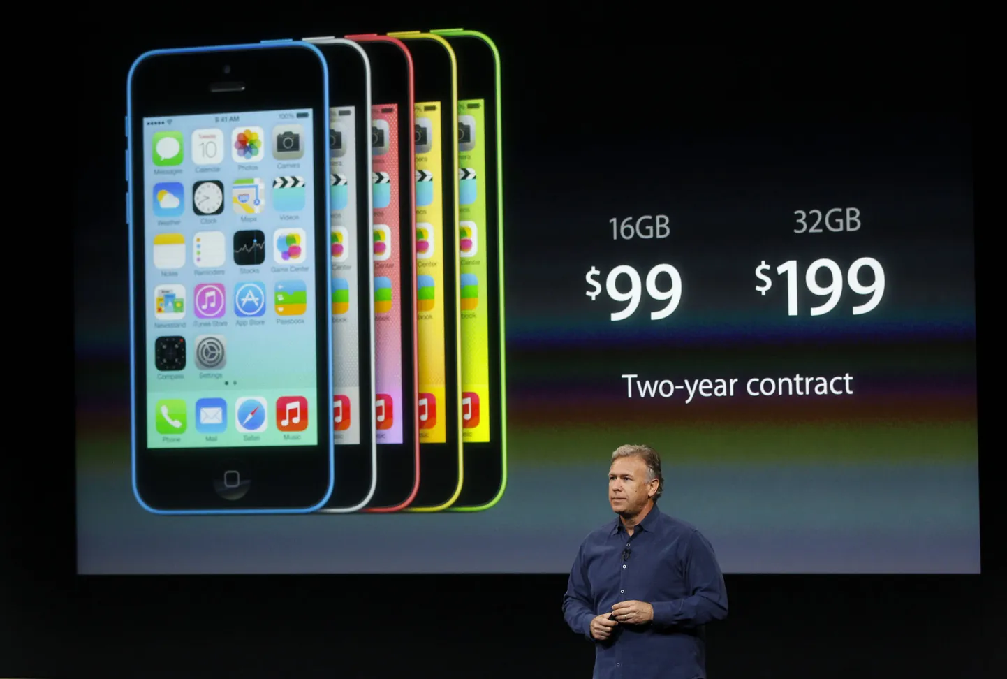 Apple esitles 10. septembril värvilist iPhone 5C-d.
