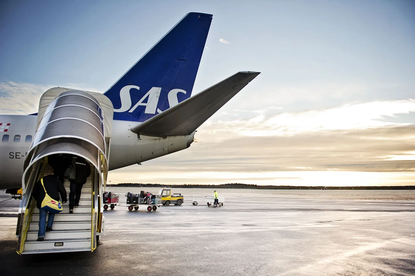 Самолёт компании SAS.