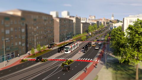 Tallinn rajab Pärnu maanteel uued eraldatud rattateed