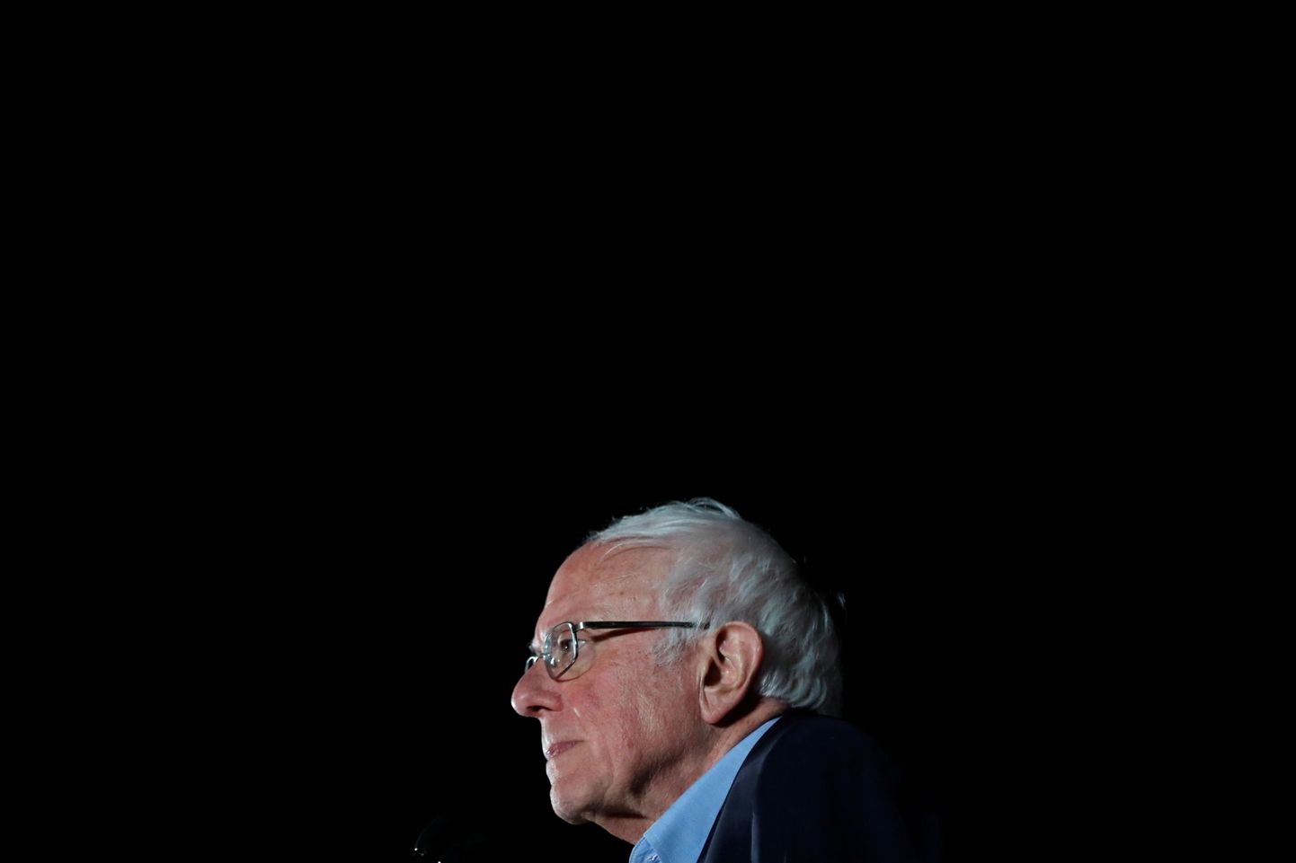 USA demokraatide presidendikandidaadiks pürgiv senaator Bernie Sanders Las Vegases 21. veebruar 2020.