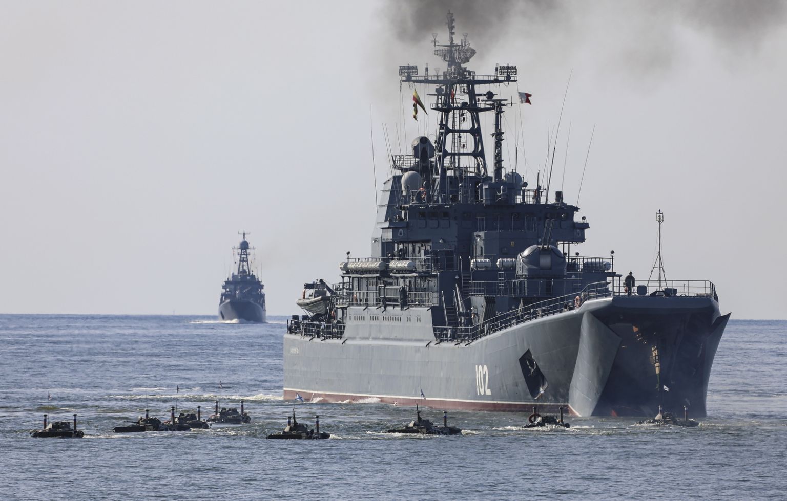 Vene merevägi mullu septembris Kaliningradi lähistel Zapad 2021 õppusel.
