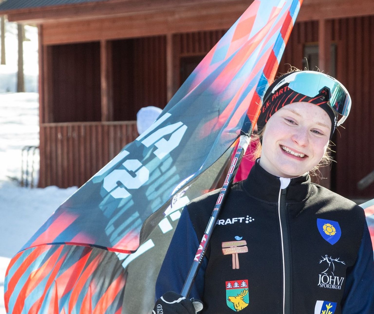 Херта Раяс, которая высоко держит флаг лыжного клуба Алутагузе, на следующей неделе может войти в историю эстонских лыжных гонок как самая юная эстонская лыжница, стартовавшая на этапе Кубка мира.