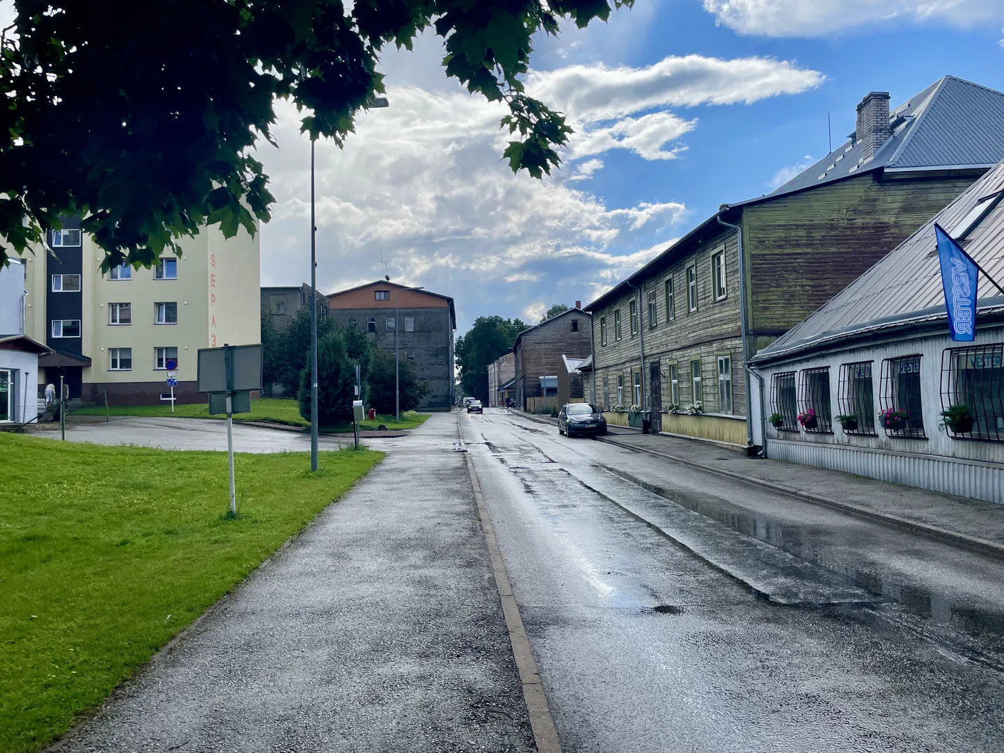 Sepa tänav Valgas. Foto on illustratiivne.