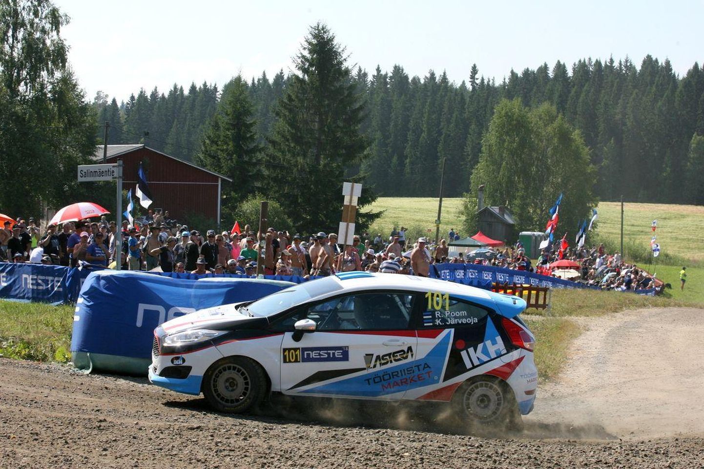 Roland Poom ja Ken Järveoja näitasid Soome rallil kiiret minekut.