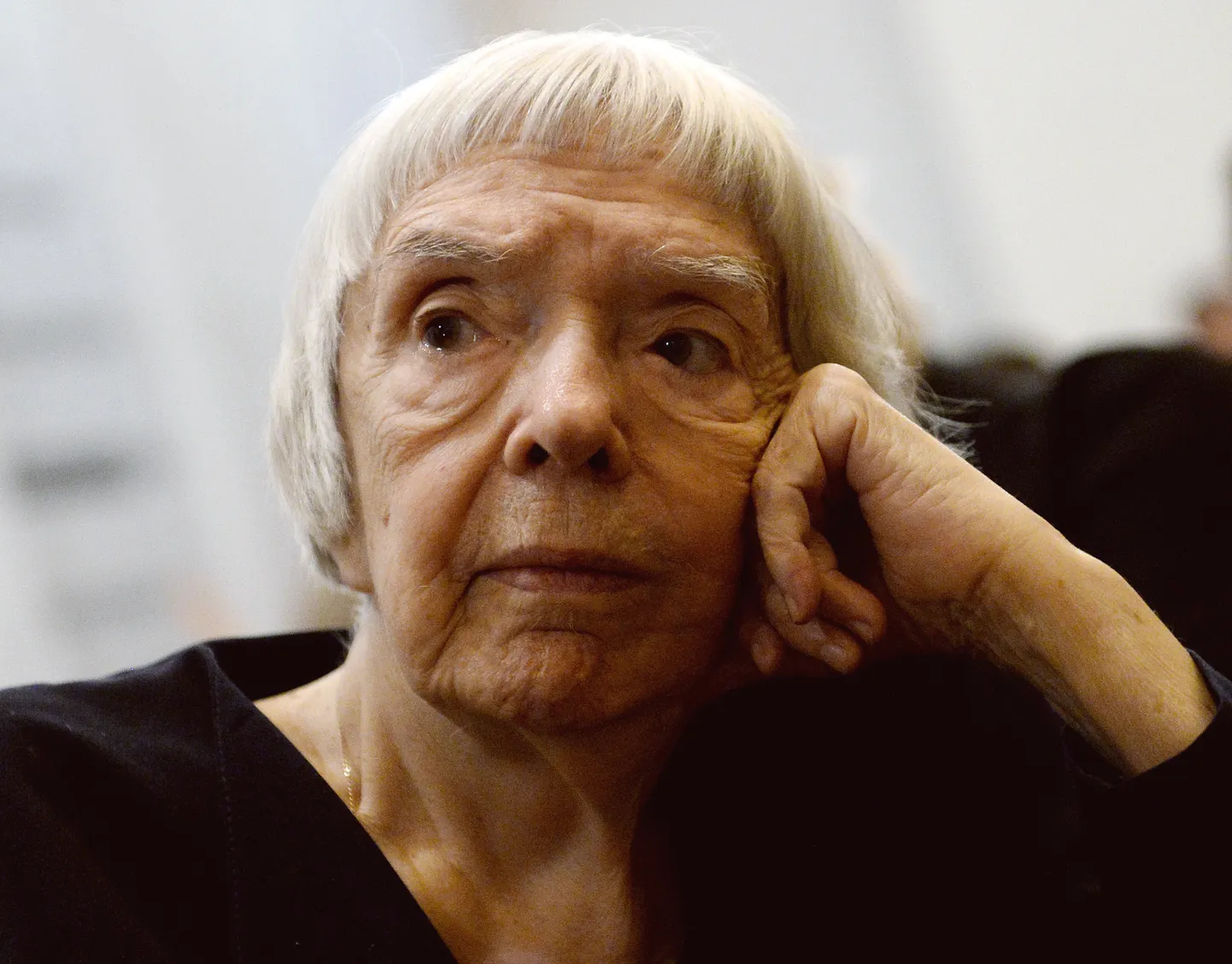 Bijusī padomju laika disidente un viena no vadošajām Krievijas cilvēktiesību aktīvistēm Ludmila Aleksejeva.